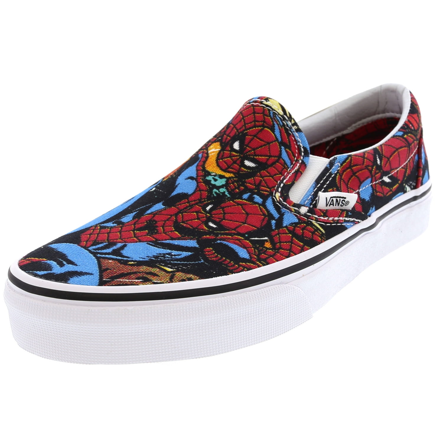 spider man slip ons vans