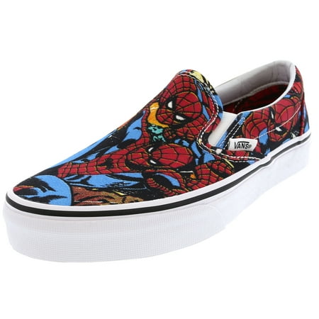Vans Classic Slip-On Marvel Spider-Man / Black Ankle-High Fashion Sneaker - 10.5M