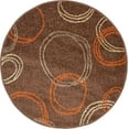 thumbnail image 3 of Unique Loom Autumn Collection Area Rug - Cornucopia (3' 3" Round Brown/Beige), 3 of 7