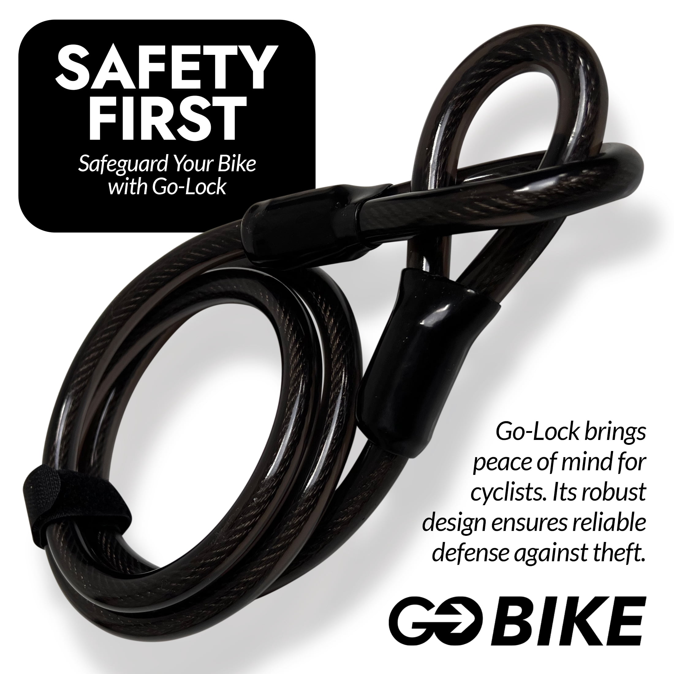 Heavy Duty Bike Lock - Anti-Theft Security for Mountain Bikes and More