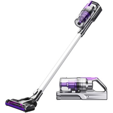 Cordless Vacuum Cleaner 2 in 1 Handheld Stick Vacuum with LED Motorized Brush 8000Pa Strong Suction Lightweight Handheld Upright Vacuum Cleaner for Hard Floor Carpet Pet