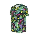 thumbnail image 2 of Haiem Hip Hop Hipster Baseball Jersey Button Down Shirts Sports Uniforms Men Women Jersey(Watercolor Cactuses,Medium), 2 of 9