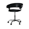 thumbnail image 4 of Nellie Low-Back Desk Chair with Adjustable Height and Castors, 225 lbs., Black, 4 of 22