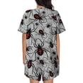 thumbnail image 3 of Lsque Spiders Women's Short-Sleeved Pajama Set - 2 Piece Soft and Lightweight Sleepwear Set-3X-Large, 3 of 9