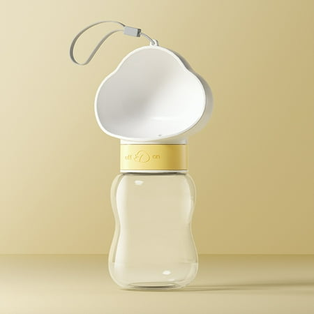 

Dog Water Bottle Portable Leak Proof Bottle for Traveling Walking Dog White Small
