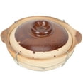 thumbnail image 1 of Pottery Clay Pot Kitchen Cooking Pot Kitchen Cooking Pot Casserole with Handle for Home, 1 of 9