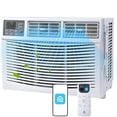 thumbnail image 1 of 12000 BTU Window Air Conditioner with WiFi, Smart Window AC Unit with Remote & App Control, Timer Function & Easy Install Kit, for Rooms Up to 550 Square Feet, 115V, White, 1 of 7