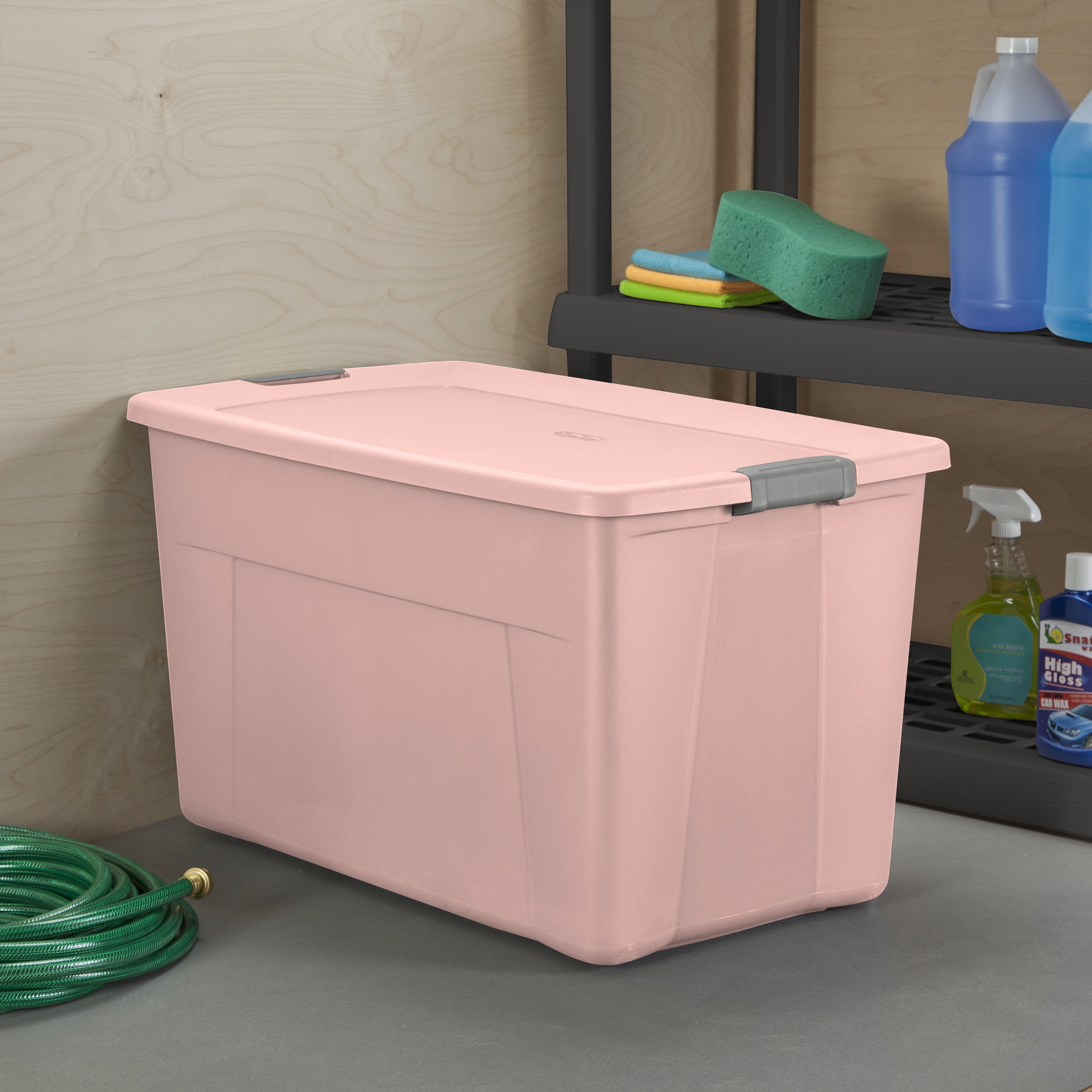 Pink 18 Gal Storage Containers Sterilite Pink Tote 2025
