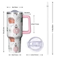 thumbnail image 2 of 40oz Christmas Ornaments Tumbler with Lid Straw Leak Proof Stainless Steel Cup Holiday Presents Gifts, 2 of 4