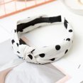 thumbnail image 4 of UrbanI Fashion Bowknot Polka Dot Women\'s Cloth Hairband Headband Hair Accessories, 4 of 8