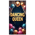 thumbnail image 2 of LUUFILx Disco Party Dancing Queen Backdrop Banner Event Background Wall Decorations Dance Floor Birthday Celebration Party Supplies Ballroom Theme Decor, 2 of 8