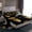 Tan Black, variant on Homewish Safari Leopard Cheetah Bed Sheets,Jungle Wildlife King Sheets,Brown Black Sheet Set For Adults,Microfiber Bedroom Decor,4-Piece
