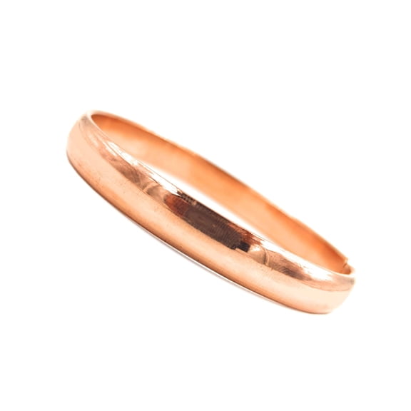 SHINDE EXPORTS pure copper kada bracelets for men and women (Half round plain)