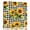 Black White, variant on Canvas Print Wall Art Oil Paintings Watercolor Sunflower Green Leaf Picture Prints Artwork for Living Room Kitchen Bathroom Bedroom,Stretched and Framed Ready to Hang,Farm Brown Wooden Board