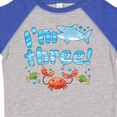 thumbnail image 4 of Inktastic I'm Three Third Birthday Shark and Crab Boys or Girls Toddler T-Shirt, 4 of 5