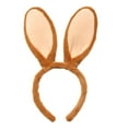 thumbnail image 2 of Brown Bunny Headband with Rabbit Ears for Kids and Adults - Cute Easter Costume Accessory, 2 of 4