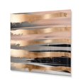 thumbnail image 2 of Designart "Contemporary Forms Gold and Pink II" Abstract Metal Wall Art Prints, 2 of 5