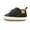 Black, variant on SOFMUO Unisex Baby Boys Girls Leather Sneakers Infant Moccasins Toddler Shoes (Pink,12-18 Month)