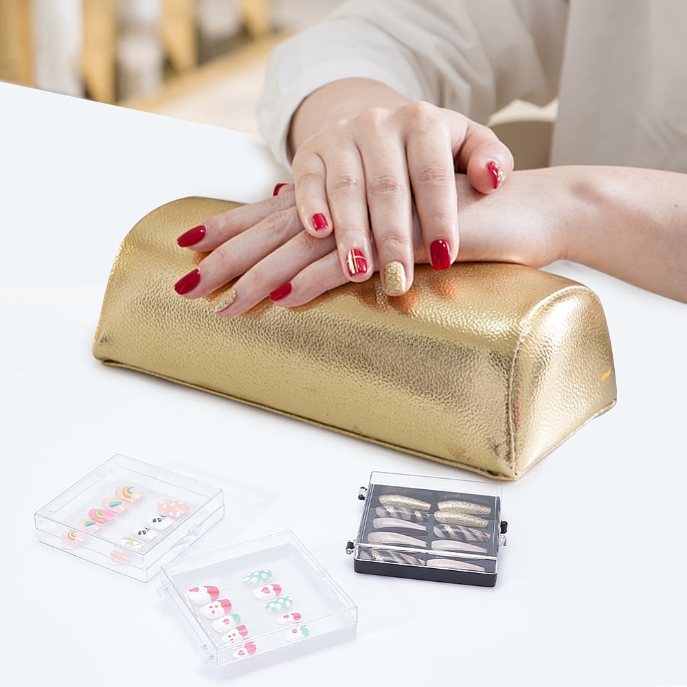 21pcs Transparent Plastics Hand-wearing Armor Storage Case with 2 sheets Seamless Clear Double Side Adhesive Glue Sticky Tape Mixed Color DIY