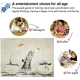 thumbnail image 4 of FREEAMG Cat Fish 500 Piece Jigsaw Puzzle, Wall Artwork Puzzle Games for Adults Teens 20.5" L X 14.9" W, 4 of 7