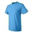 thumbnail image 4 of COUVER Durable High Density Cotton Heavyweight T Shirt Pacific Blue 2X-Large (Mens), 4 of 5