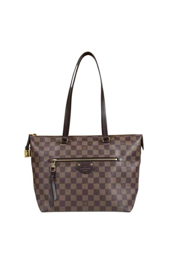 Pre-Owned Louis Vuitton Iena PM Damier Tote Bag, Canvas N41012, Brown, Women's, LOUIS... (Good)