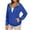 Blue, variant on ShiShine Women's Athletic Jacket Pockets Long Sleeve Lightweight Cooling Shirts Hiking Outdoor
