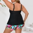 thumbnail image 6 of Plus Size Tankinis 2 Piece Tankini with Shorts Flowy Swimdress Womens Bathing Suits, 6 of 6