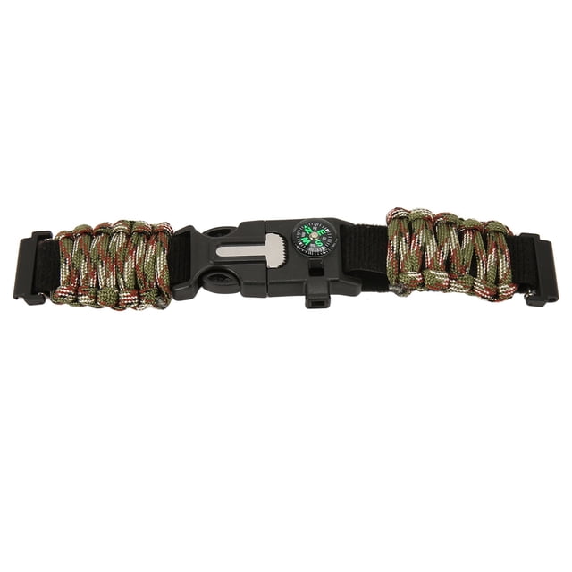 Correa de Reloj Paracord 6 en 1 Pulsera Paracord de 22 Mm Apta para Correa de Reloj Huami Pulsera Deportiva para Aventuras de Camping Al Aire Libre ANGGREK Otros