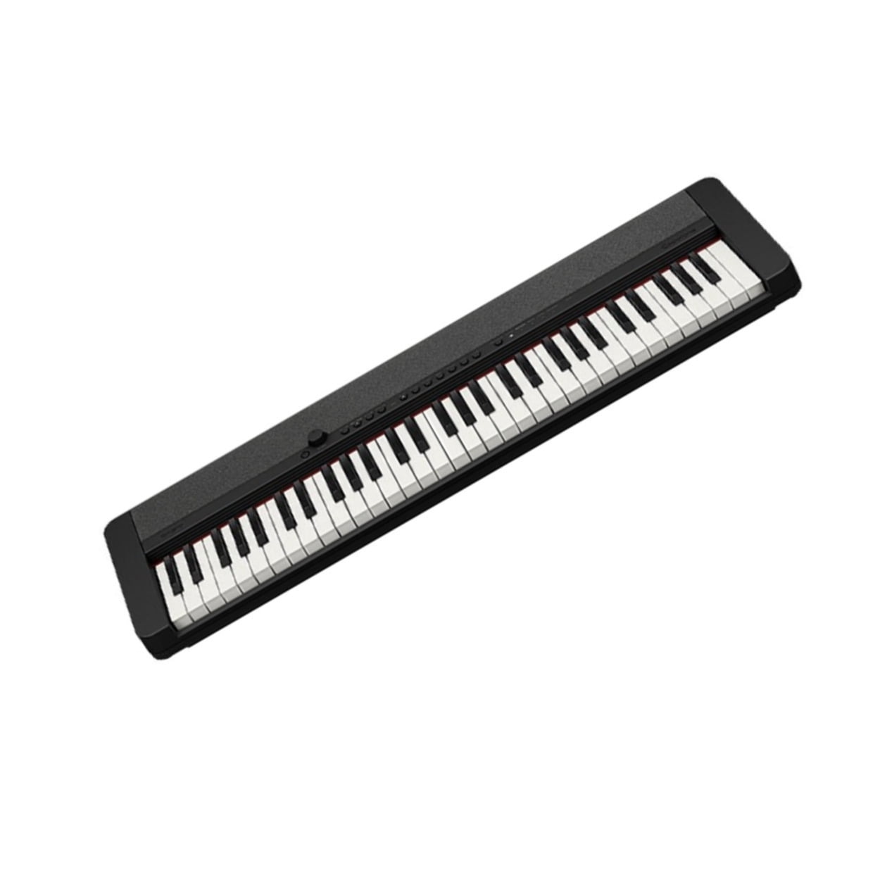 Casio Casiotone CT-S1 61-Key Touch Response Portable Keyboard (Black) Bundle with Stand and Bench (3 Items)