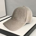 thumbnail image 4 of Eoperou Stylish Baseball Hat Casual Keep Warmth All-match Thickened Design Comfortable Hat for Comfort Sun Protection, 4 of 8