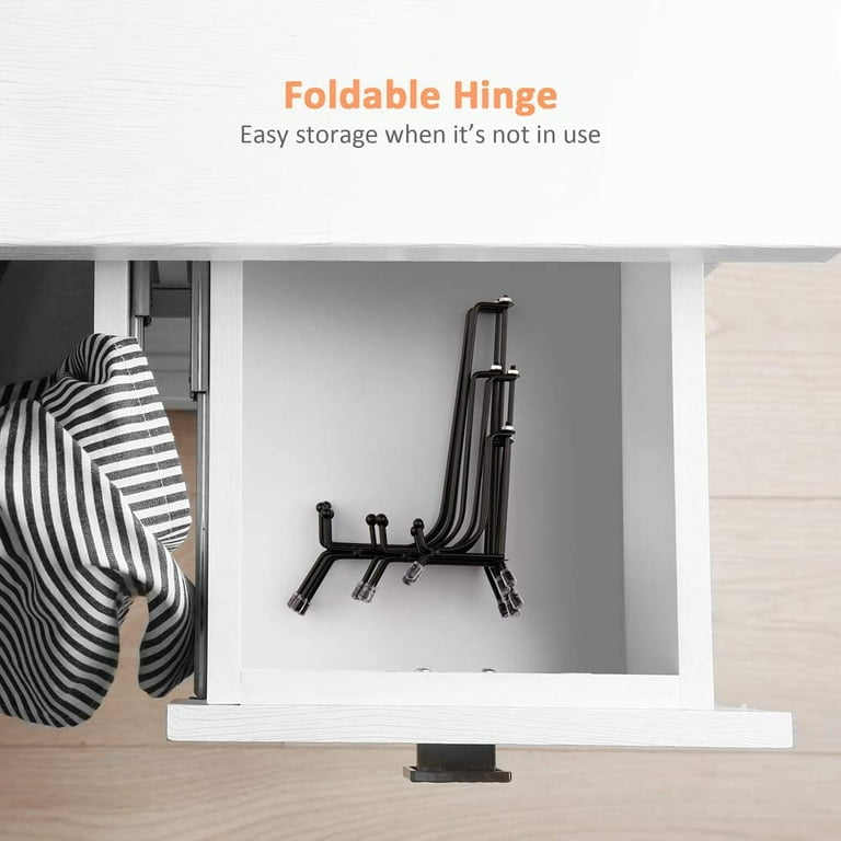Small silver easels; metal display stands – HelloPosh