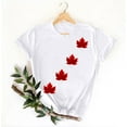 thumbnail image 3 of Tops de Cuello Redondo para las Mujeres Nuevo Suéter de Manga Corta, Camiseta de Poliéster Impresa Casual, 3 of 3