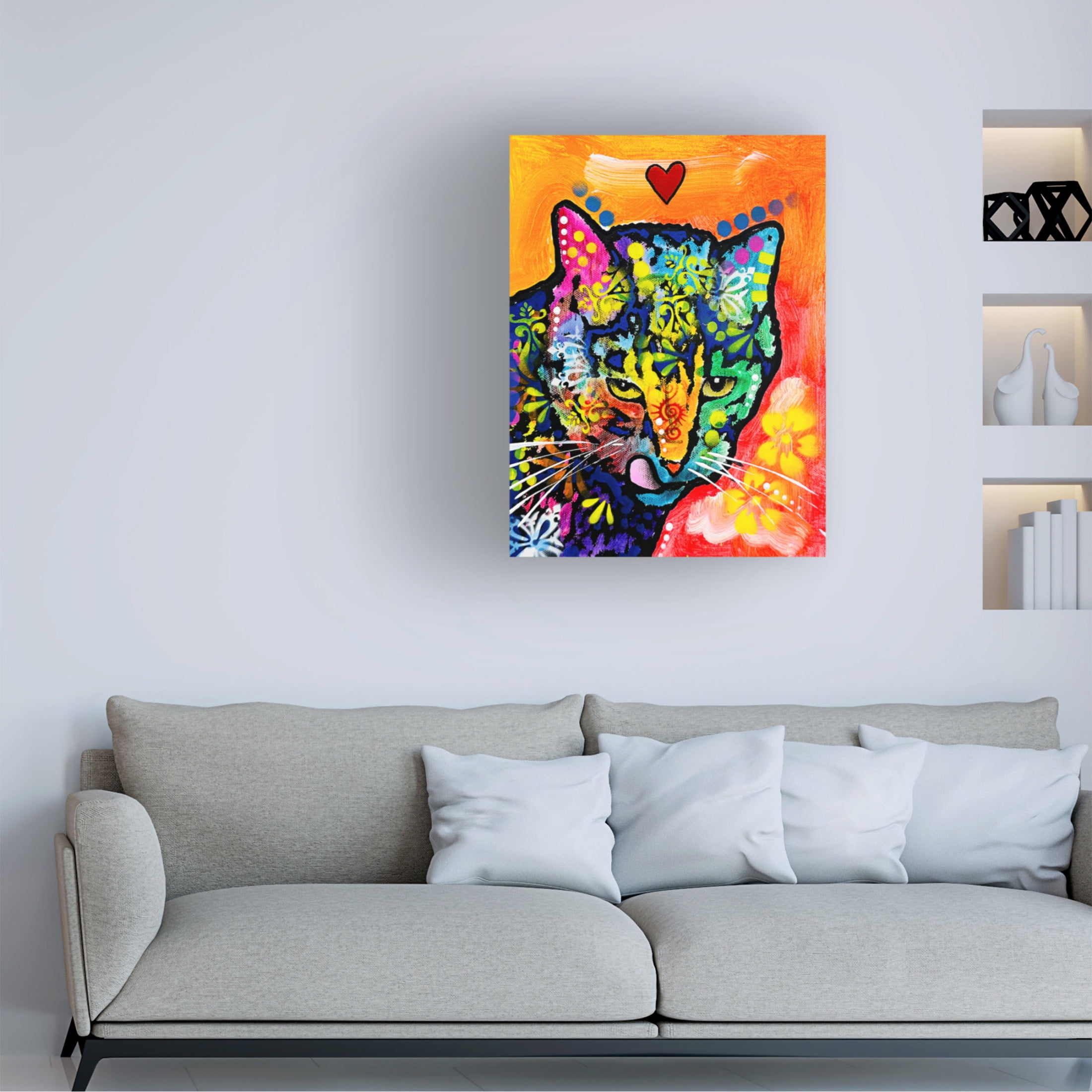Canvas Wall Art - Dean Russo- Exclusive 'The Love' Wall Art for Living Room, Bedroom, or Office Décor by Trademark Fine Art - 35 x 47 Inches