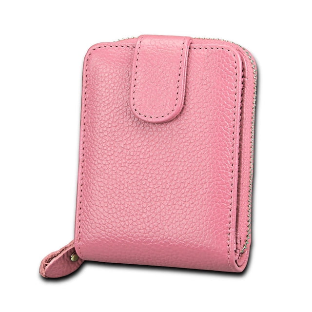Tarjetero multifunción para carnet de conducir de hombre, tarjetero de piel con rfid, tarjetero para mujer