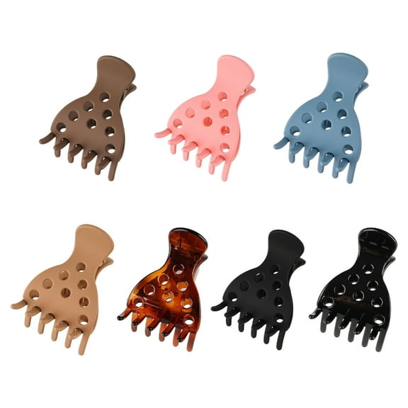 7PCS Resin Root Lift Hair Clamps Curly Hair Styling Tools No Dent Hair Clip