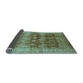 thumbnail image 2 of Ahgly Company Indoor Square Oriental Light Blue Industrial Area Rugs, 3' Square, 2 of 4