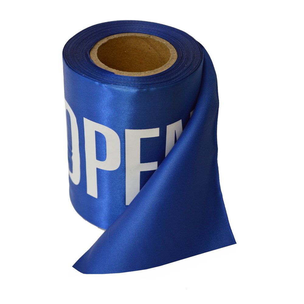 Grand Opening Printed 4 inch 12 Yards Ceremonial Ribbon
