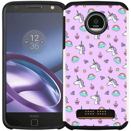 Moto Z Play Case - Armatus Gear (TM) Slim Hybrid Case Dual Layer Protective Phone Cover