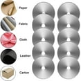 thumbnail image 3 of 60mm Rotary Cutter Blades 10 Pack Replacement Blades Fits Fiskars, OLFA for Quilting Scrapbooking Sewing Arts & Crafts Sharp and Durable Cutter Blade, 3 of 7