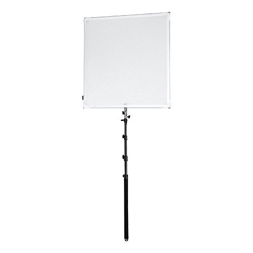 Fotodiox Pro Studio Solutions 90x90-Centimeter Collapsible Sun Scrim, Diffusion and Silver/White Reflector Kit with Boom Handle, Bag