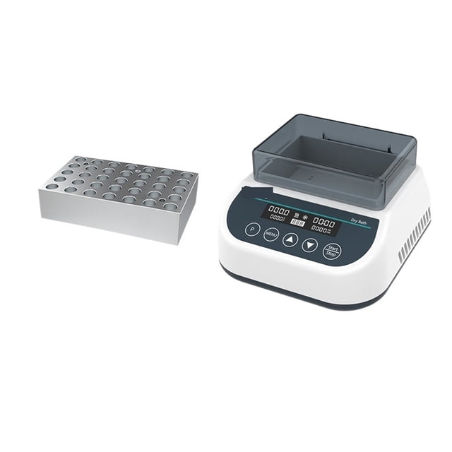 Mini Dry Bath Incubator Lab Equipment Constant Temperature Lab Heater Incubation Shaker With Heating Block 0.5/1.5/2/5/15/50ml ,Easy Use