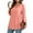 Red, variant on Ronuti 3/4 Length Sleeve Womens Tops 2025 Blouses for Women Dressy Casual Fashion Clothing V Neck Babydoll Tops Fall Outfits