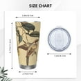 thumbnail image 4 of KLL Vintage Bird Print 40oz Stainless Steel Insulated Car Cup with Spillproof Lid - Keep Your Drink Hot or Cold on the Go-Straw Three-piece Set, 4 of 8