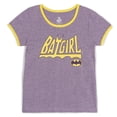 thumbnail image 1 of Camiseta DC Comics Justice League Batgirl morada para niñas de 14 a 16 años, 1 of 5