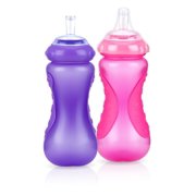 Nuby Active Sipeez Drink on the Go Straw Sippy Cup - 2 pack