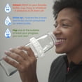 thumbnail image 4 of GWaT Hydration Tracker for Water Bottles, 2-Pack - Helps You Drink More in an Easy Way (Frost White), 4 of 7