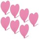 thumbnail image 2 of 12 piezas de hierro, perchas adhesivas en forma de corazón, ganchos montados en la pared, gancho para ropa, percha sin rastro para cocina de baño (rosa), 2 of 6