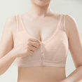 thumbnail image 3 of MEICHEN Thin Front Closure Bra for Older Wireless Anti Sagging Underwear Seamless Bralettes Summer Clothes Fall Fashion Essentials, 3 of 8
