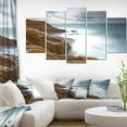 thumbnail image 1 of Dark Red Rocks and Foam Waves - Seascape Canvas Art Print, 1 of 3